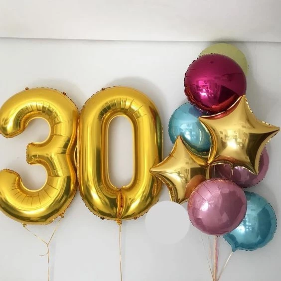 Шары на День Рождения девушке 30 лет