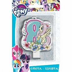 Свеча цифра 8 My Little Pony