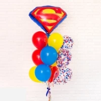 Фонтаны из воздушных шаров с гелием