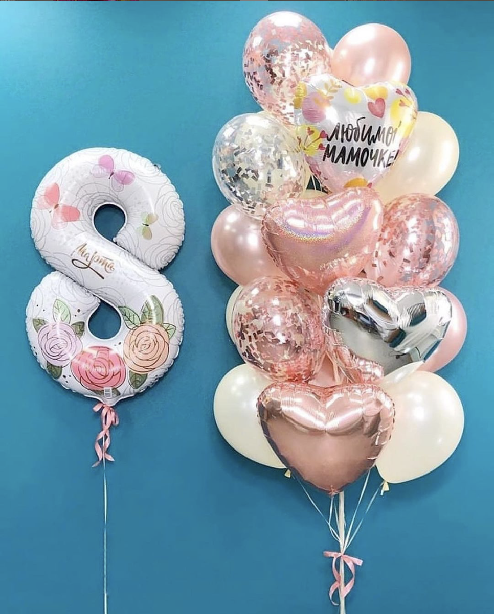 Набор шаров на 8 марта Чудный День