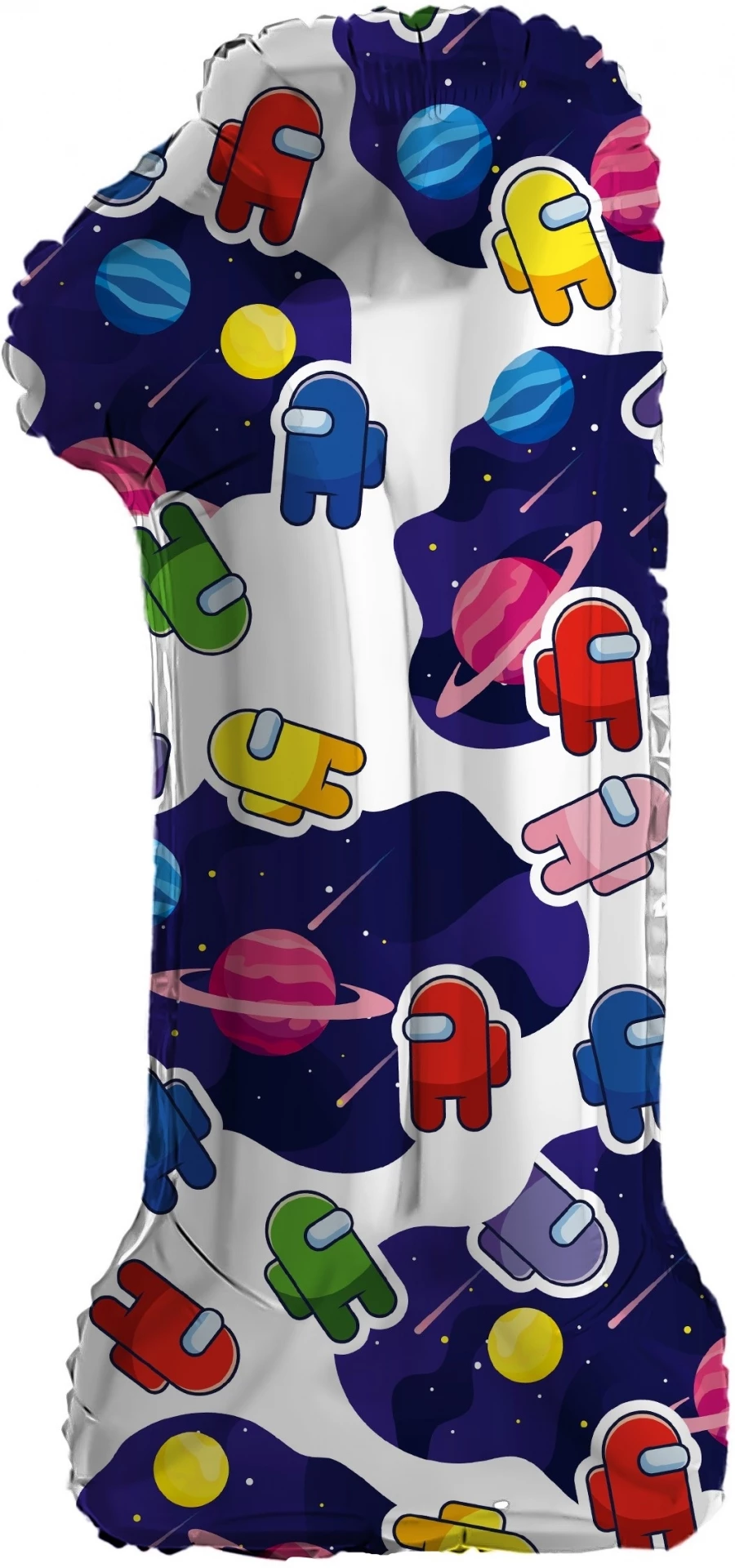 Цифра 1 шар Among Us