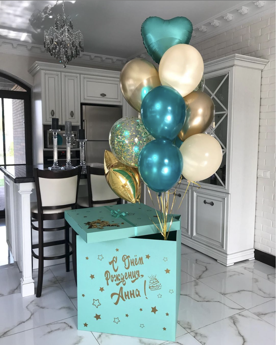Шары сюрприз на День Рождения