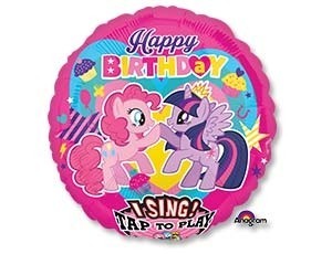 Музыкальный фольгированный шарик My Little Pony